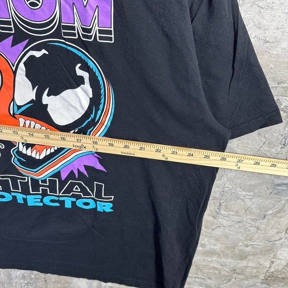 Marvel Venom Lethal Protector Men's Graphic T-Shirt Black Cotton Size XXL - Picture 5 of 7